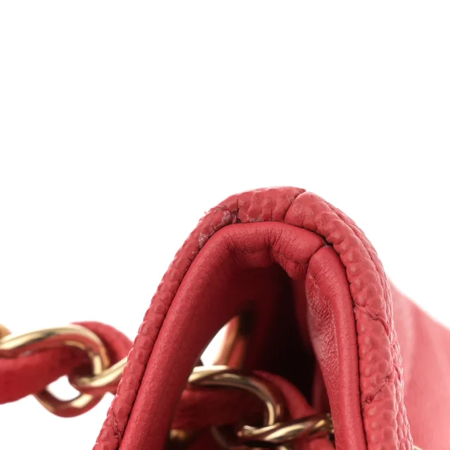 Chanel Caviar Quilted Mini Bucket Bag Dark Pink in Pink Caviar leather from FASHIONPHILE, photo 11 of 11