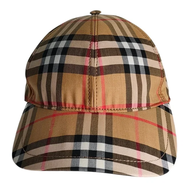 Burberry Check Baseball Cap from LuxUness