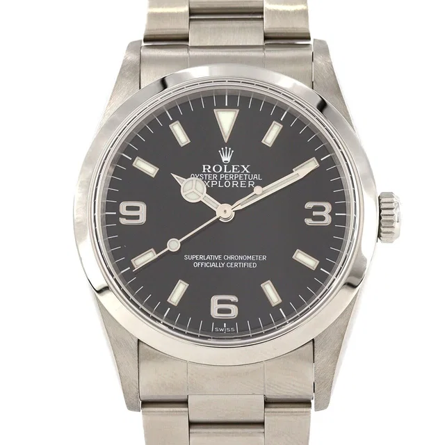 Rolex Explorer I SS Automatic Number Watch from The Reluxe