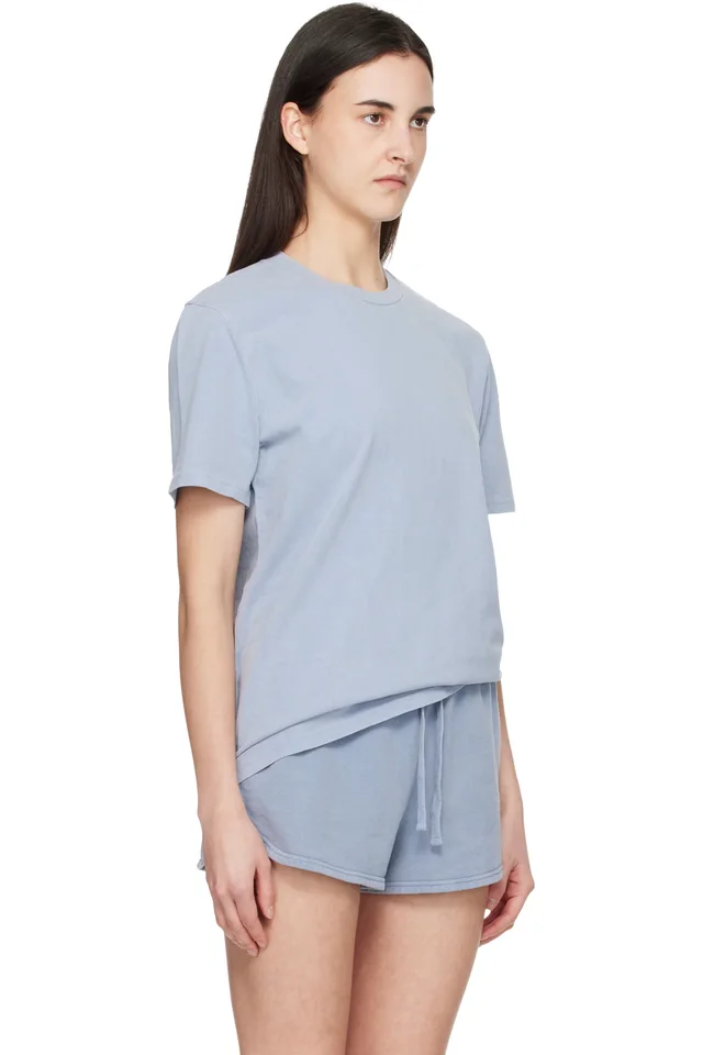 A.P.C. Blue 'APC Printemps 26' T-shirt, photo 2 of 2 from SSENSE