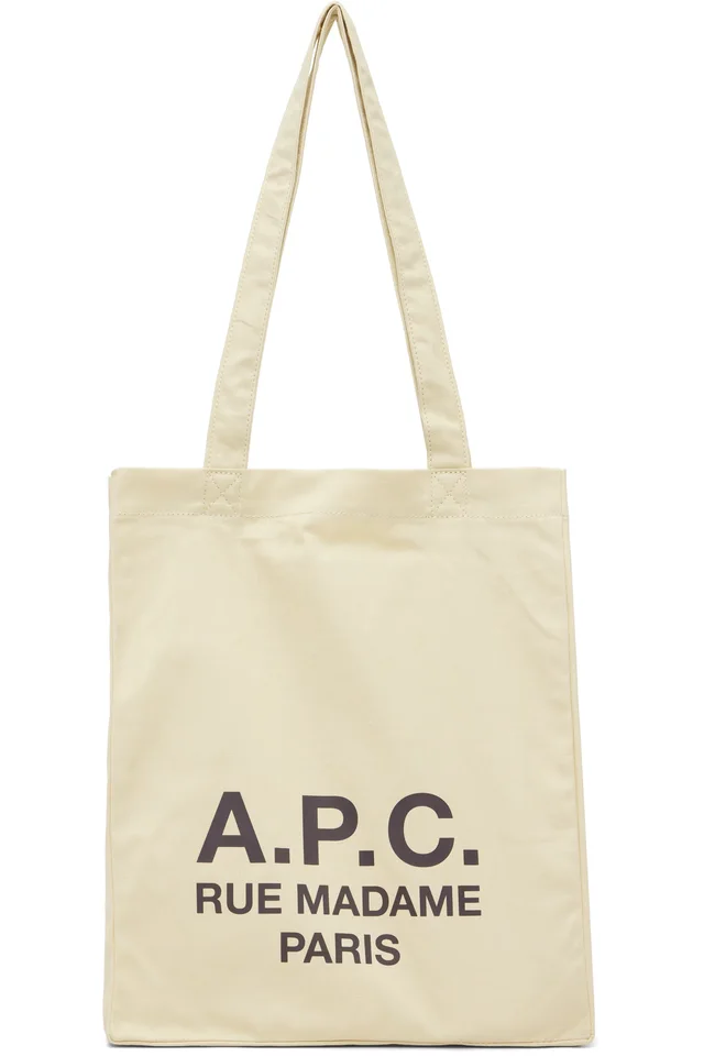 A.P.C. Off-White Lou 'Rue Madame 2.0' Tote, image 1 of 1 from SSENSE