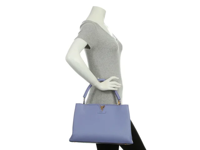 Louis Vuitton Lilac Capucine MM in Purple Leather from Ann's Fabulous Finds, photo 9 of 9
