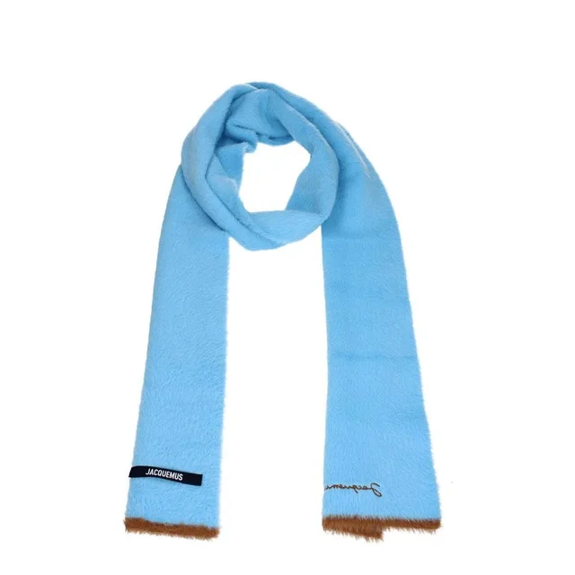 Jacquemus Women's Scarf - Blue in blue from Depop, photo 1 of 1