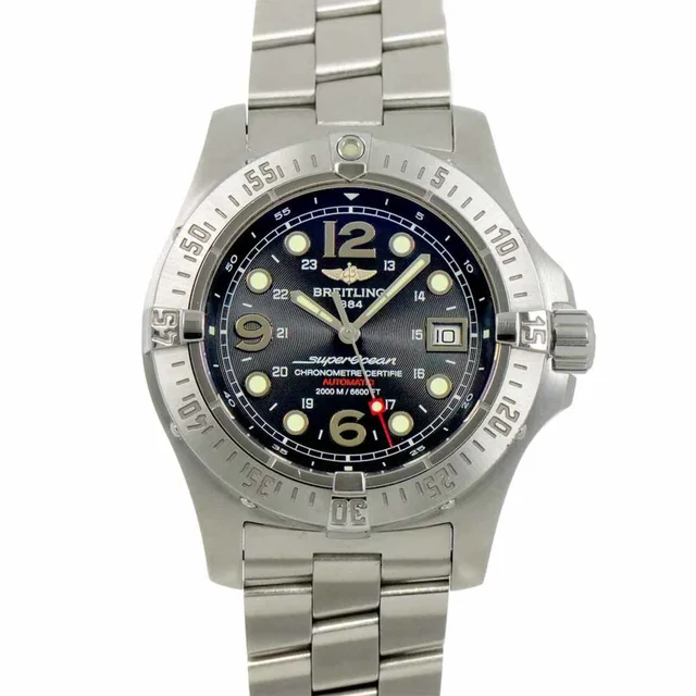 Breitling Superocean Steelfish A17390 Men's Watch With Date Display, Black, A in gold from Poshmark