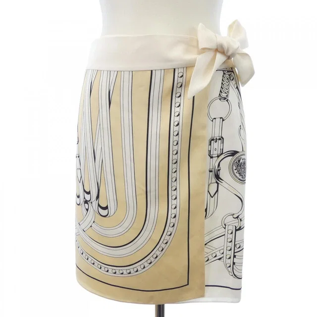 Hermès Grand Tralala Twillaine Skirt in Silk from The Reluxe