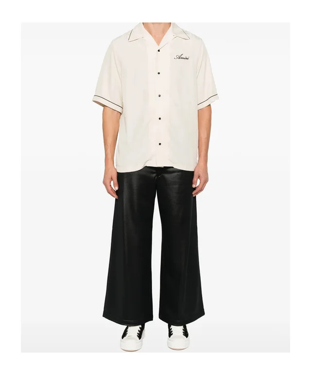 Amiri graphic-patch camp-collar shirt, photo 2 of 5 from SENSER