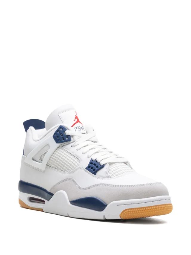 Air Jordan 4 "Navy" sneakers, photo 2 of 2 from FARFETCH