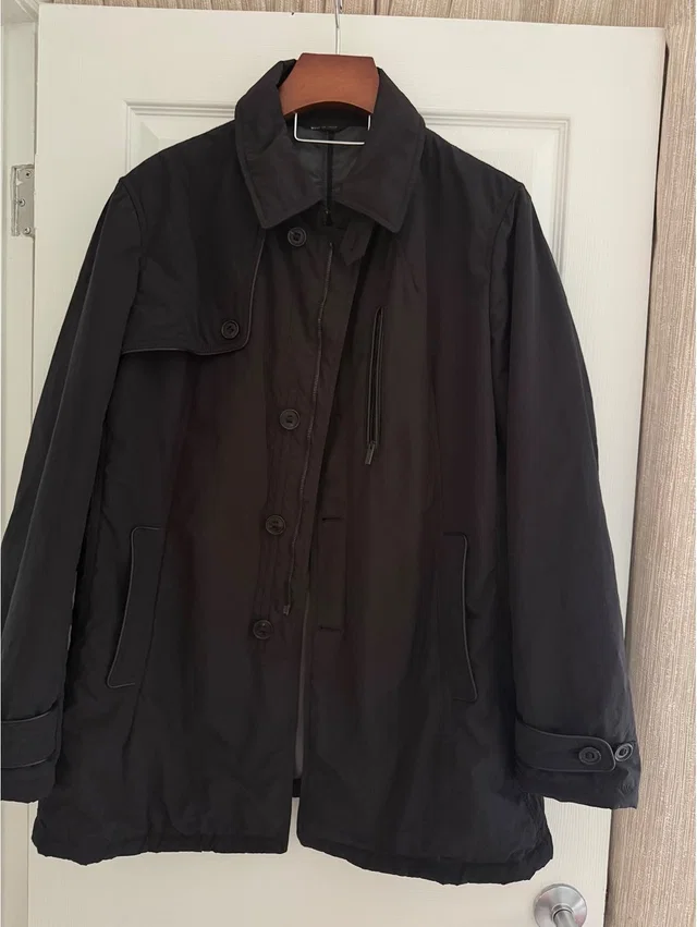 Giorgio Armani Men’s Black Fall Jacket Made In Italy Size L Est in black from Poshmark