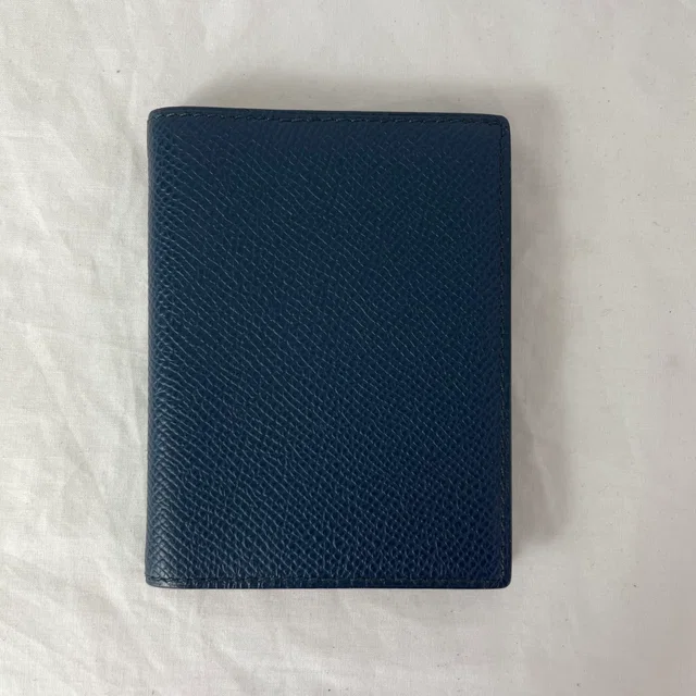 Hermès Nano Agenda in Courchevel Leather, Metal, Palladium plated from Reowned