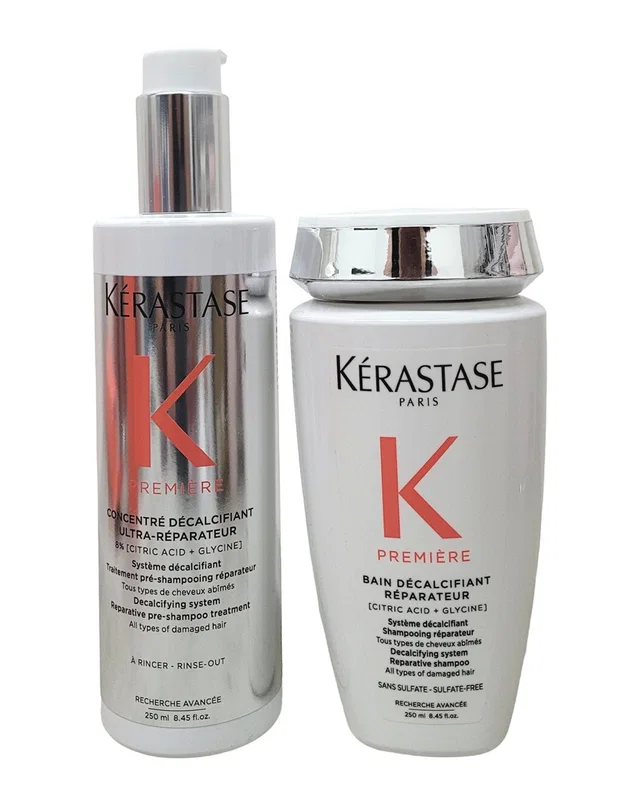 Kérastase Premiere Concentre Decalcifiant Reparative Pre-Shampoo Treatment & Premiere Sulfate-Free Hair Repair Shampoo Du, image 1 of 1 from Rue La La