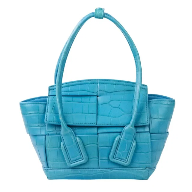 Bottega Veneta Mini The Arco Alligator 2way Bag in Crocodile from LuxUness