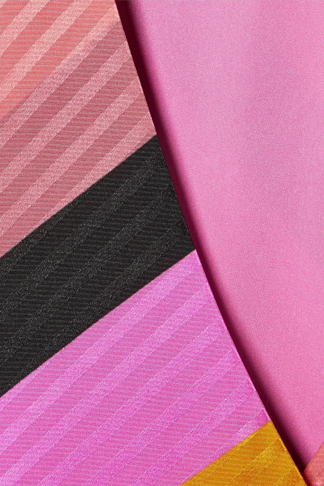 Stine Goya Striped silk-jacquard wrap dress in Pink, photo 8 of 8 from THE OUTNET
