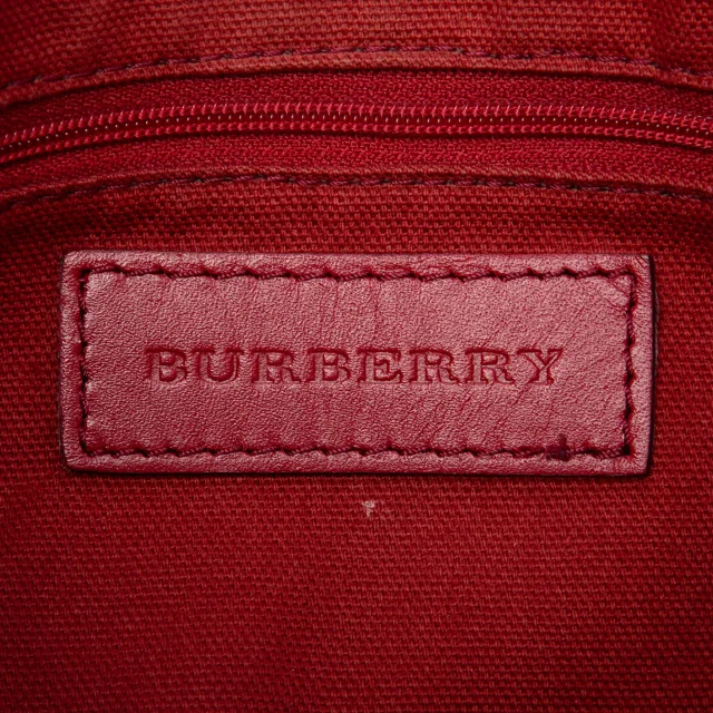 Burberry Haymarket Check Coated Canvas Golderton Satchel in Beige Coated canvas from Designer Revival, photo 5 of 6