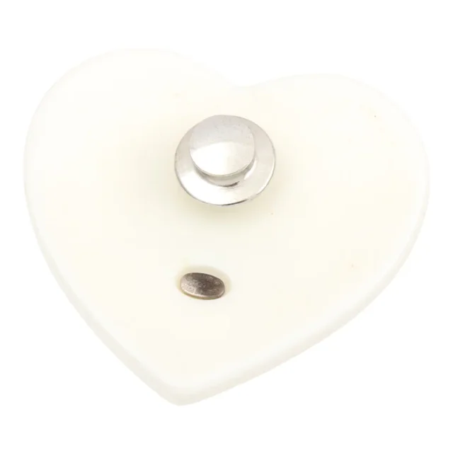 Chanel 2004 Star Heart Motif CC Mark Brooch White/Pink/Green from VINTAGE QOO TOKYO, photo 4 of 7