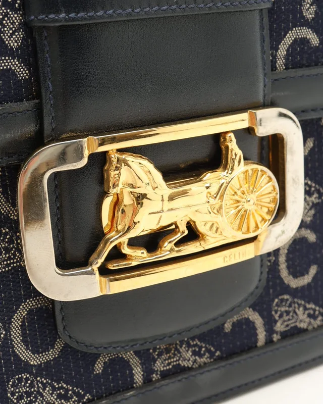 Celine C Macadam Shoulder Bag in Canvas from A Retro Tale, photo 6 of 11