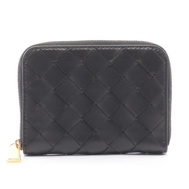 Bottega Veneta Intrecciato Coin Case Wallet Leather Black in black Woven leather from Poshmark