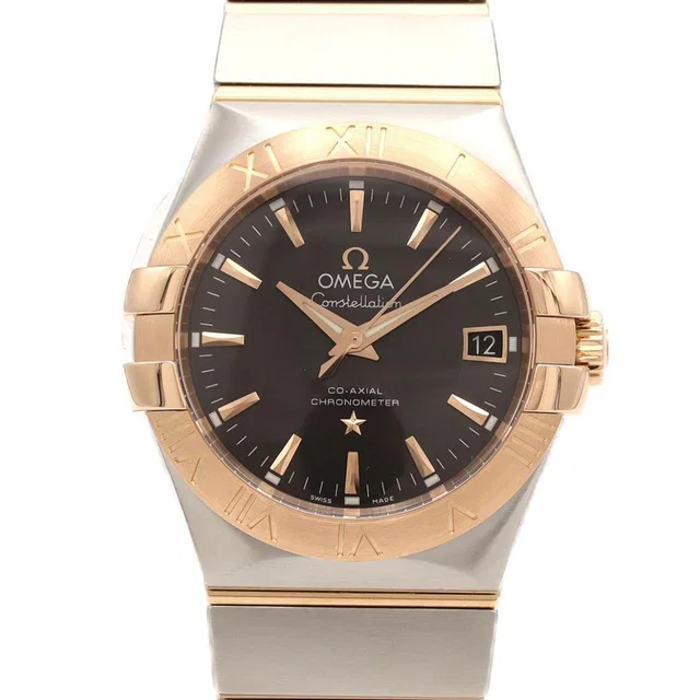 Omega Constellation Brushed Rg Combination 123.20.35.20.06.002 Ssxpg Automati in gold from Poshmark