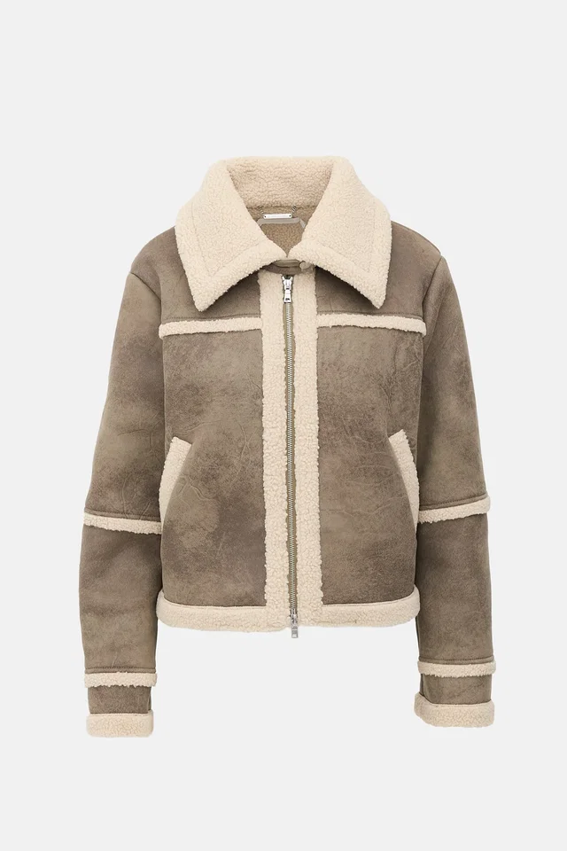 SIMKHAI Faux Shearling Jacket from VSP Consignment