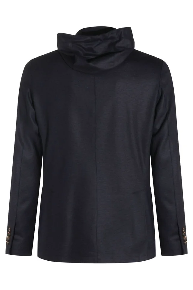 Eleventy Single-Breasted Hooded Blazer, photo 2 of 4 from SENSER