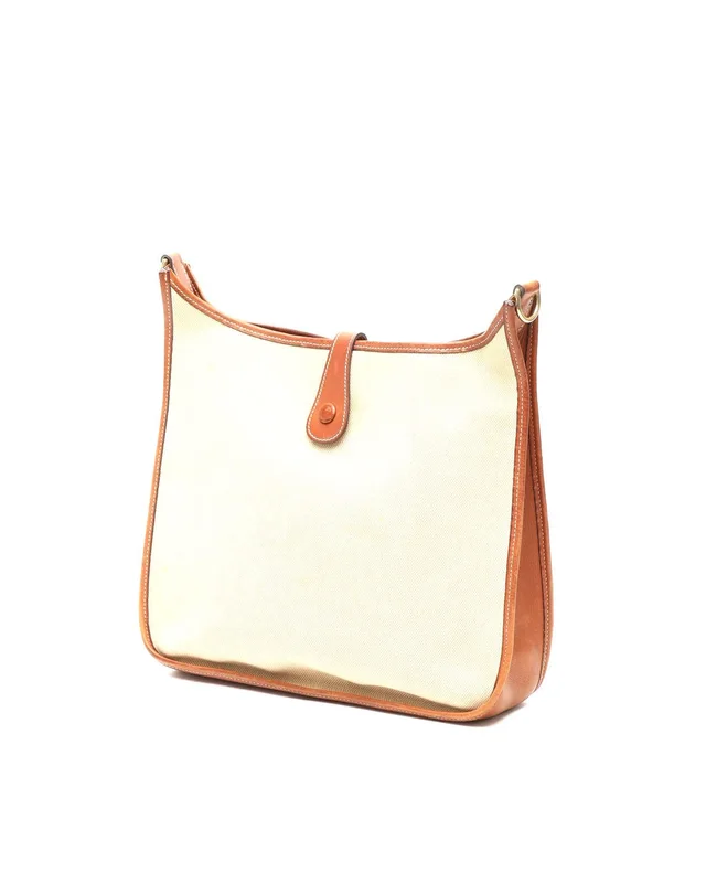 Hermès Clemence Toile Evelyne GM Bag in Clemence leather from A Retro Tale, photo 3 of 12