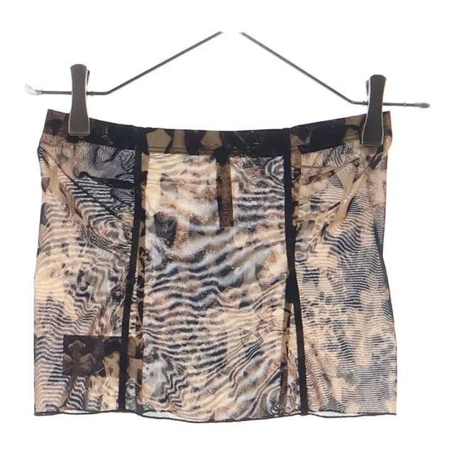 Chrome Hearts Sheer Mesh Tube Top Cross Pattern Brown in Brown from The Reluxe