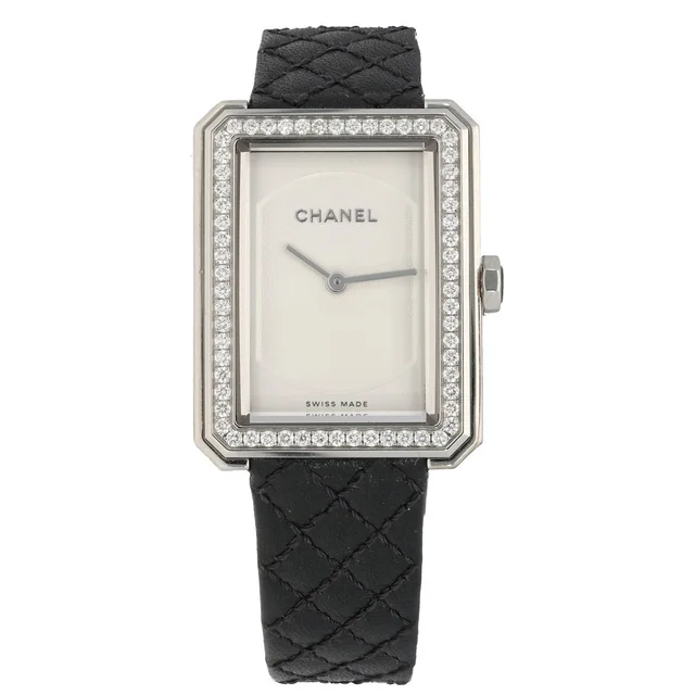 Chanel Boy-Friend H6955 28mm Stainless Steel Watch in Leather from H&T