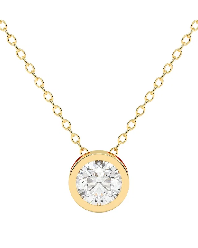 Lab Grown Diamonds 14K 1.00 ct. tw. Lab-Grown Diamond Necklace, image 1 of 1 from Gilt