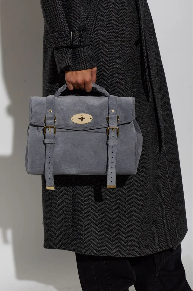 Mulberry Alexa Suede Shoulder Bag, photo 4 of 6 from SENSER