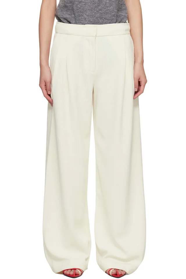 Off-White Proenza Schouler White Label Aria Trousers, image 1 of 1 from SSENSE