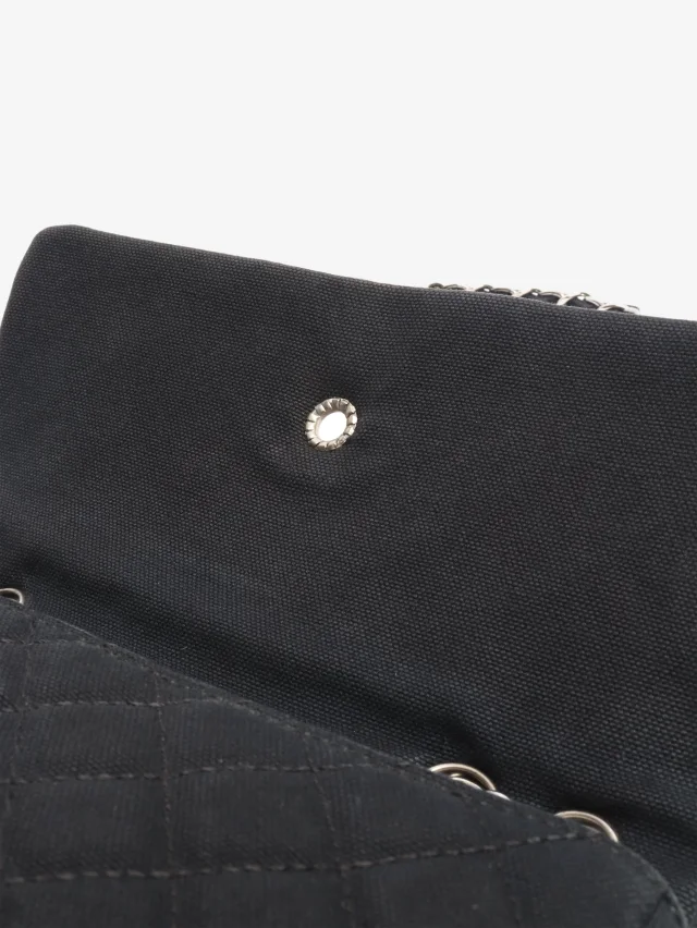 Chanel Black 2008 cruise line flap bag in Black Canvas from Sign of the Times, photo 9 of 9