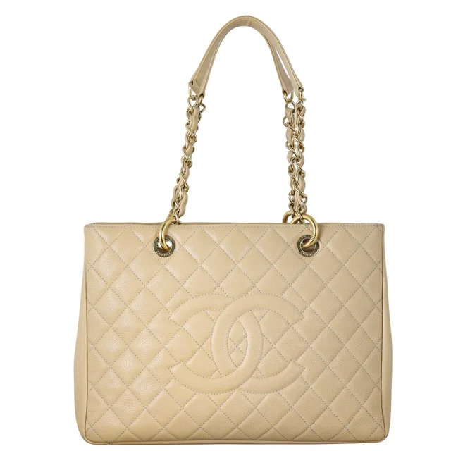 Chanel Grand Shopping Tote in Caviar leather from Luxe.It.Fwd