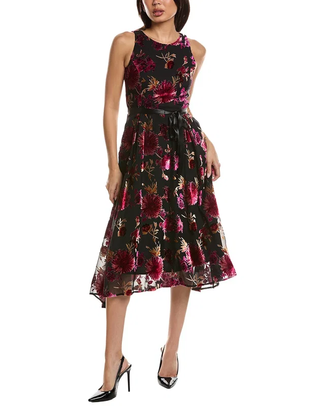 Tahari ASL Floral Midi Dress, image 1 of 1 from Rue La La