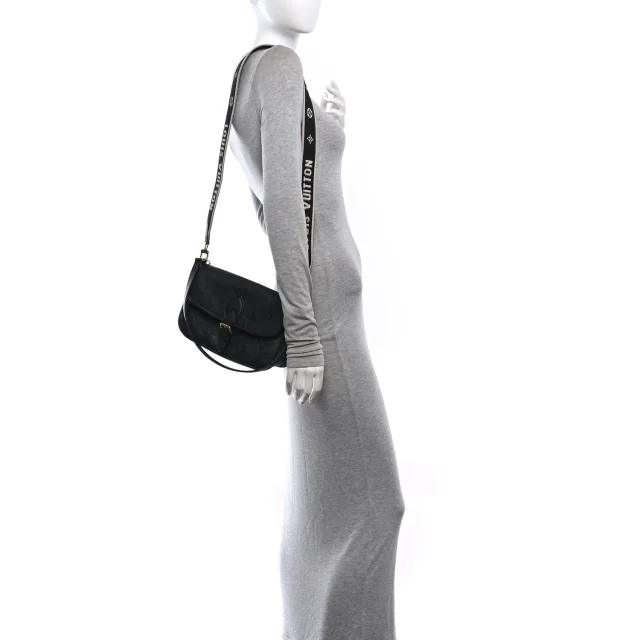 Louis Vuitton Empreinte Monogram Giant Diane Black in Black Caviar leather from FASHIONPHILE, photo 2 of 10
