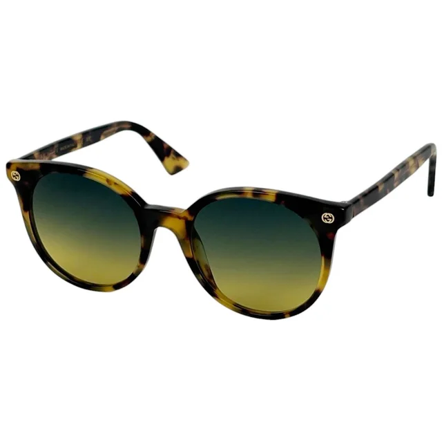 Gucci Sunglasses Interlocking G Gradient Demi Pattern Acetate Brown Eyewear in Brown from The Reluxe