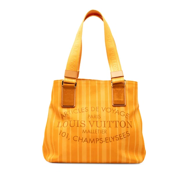 Yellow Louis Vuitton Canvas Plein Soleil Cabas PM Tote Bag in Yellow Canvas from Designer Revival