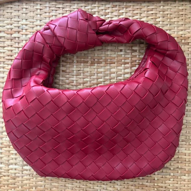 Bottega Veneta Women's Bag - Red/Burgundy in red from Depop, photo 1 of 1