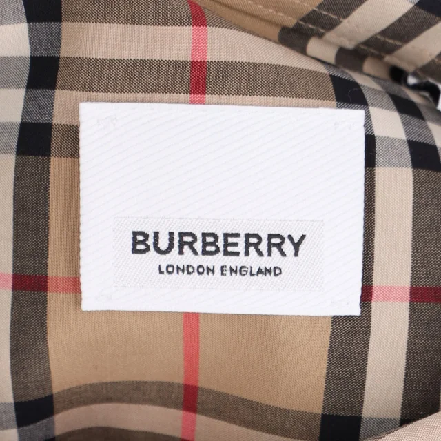 Burberry Checked Shirt in Beige, photo 4 of 4 from ShopSimon