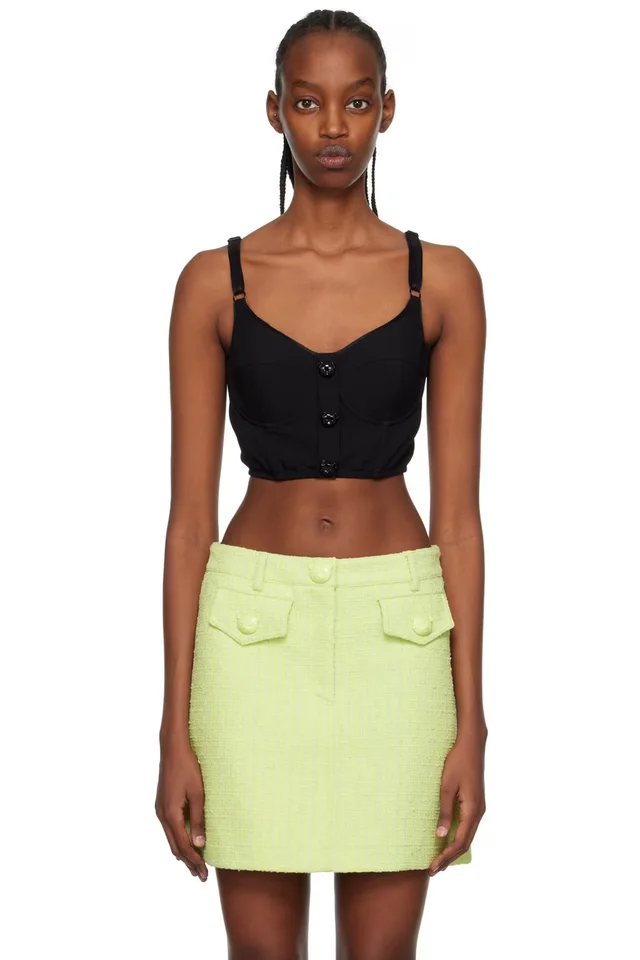 Black Button Camisole, image 1 of 1 from SSENSE