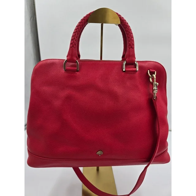 Mulberry Effie Red Tote in red Leather from Poshmark