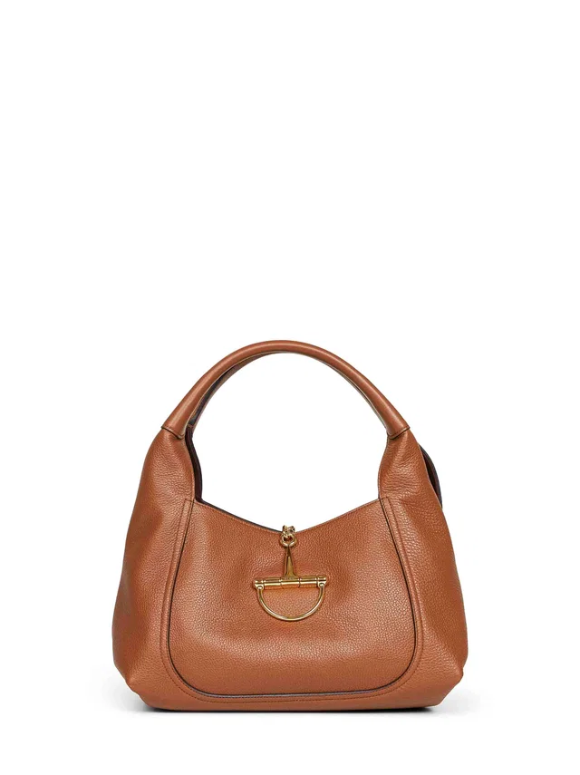 Gucci Softbit Shoulder Bag — Brown Calf Leather in Brown Calfskin from HEWI