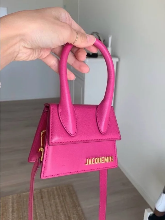 Jacquemus Hot Pink Mini Top-Handle Leather Bag The Chiquito Fuchsia in pink Leather from Poshmark