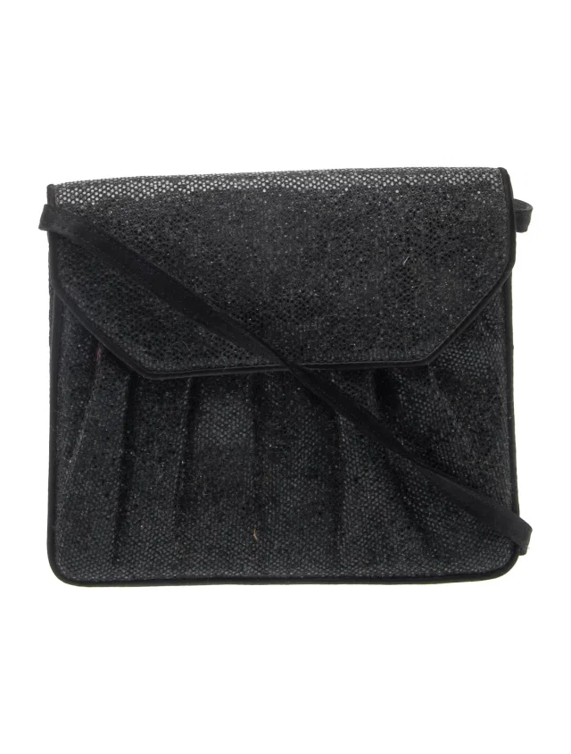 Bally Raffia Crossbody Bag in black Raffia from The RealReal
