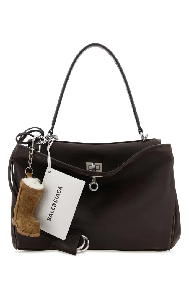 Balenciaga Calf Leather Shoulder Bag — Brown in Brown Calfskin from HEWI