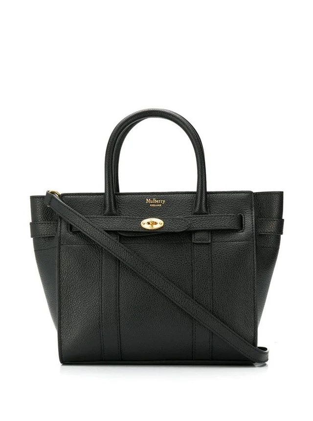 Mulberry Handbag 'Batswater Small' in Black Leather for Women in Black 100% Calf, photo 2 of 8 from Gaudenzi Boutique
