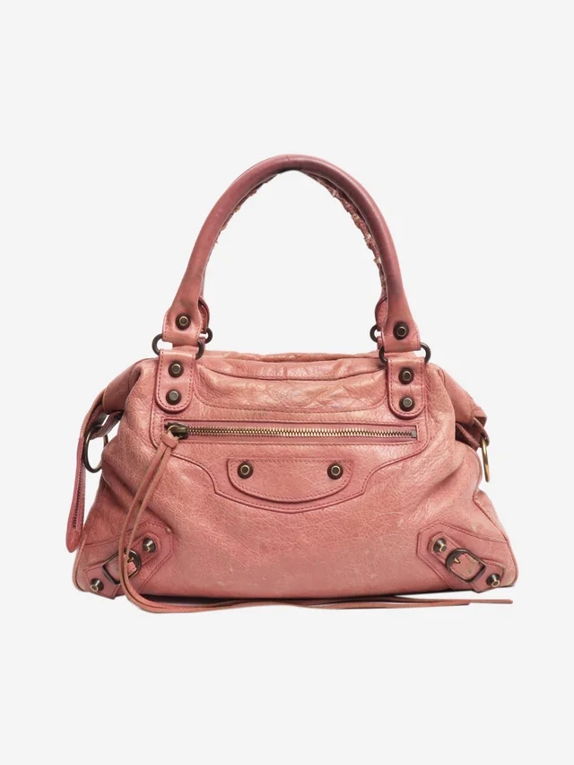 Balenciaga Pink small city bag in Pink Leather from Sign of the Times