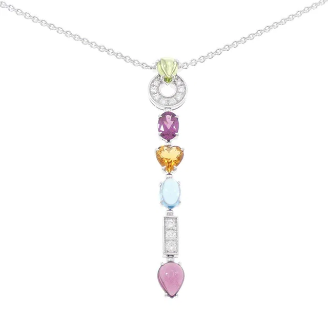 Bvlgari Allegra 750 White Gold Necklace in White from LuxUness