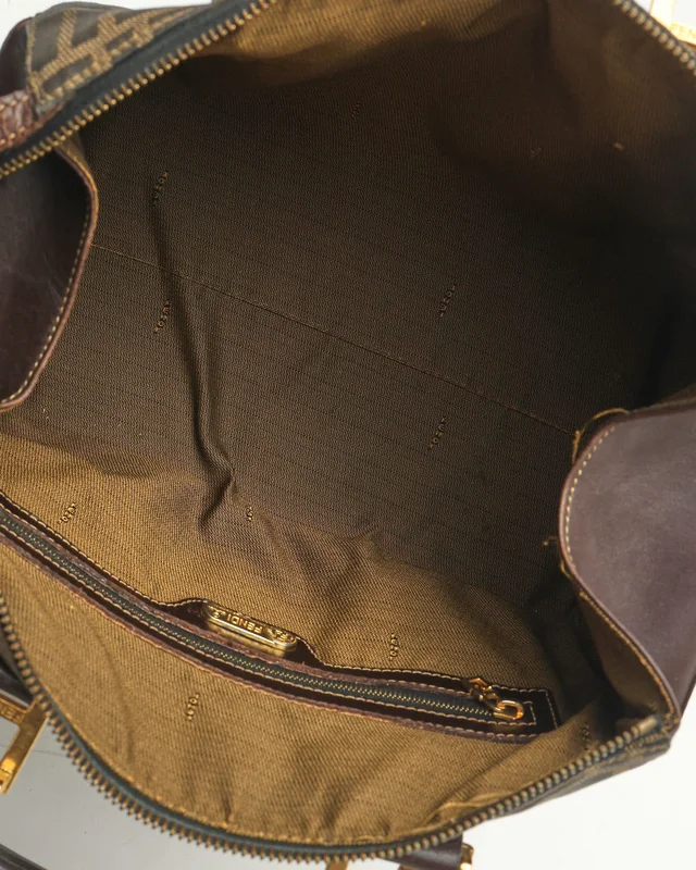 Fendi Zucca Boston Bag in Canvas from A Retro Tale, photo 7 of 8