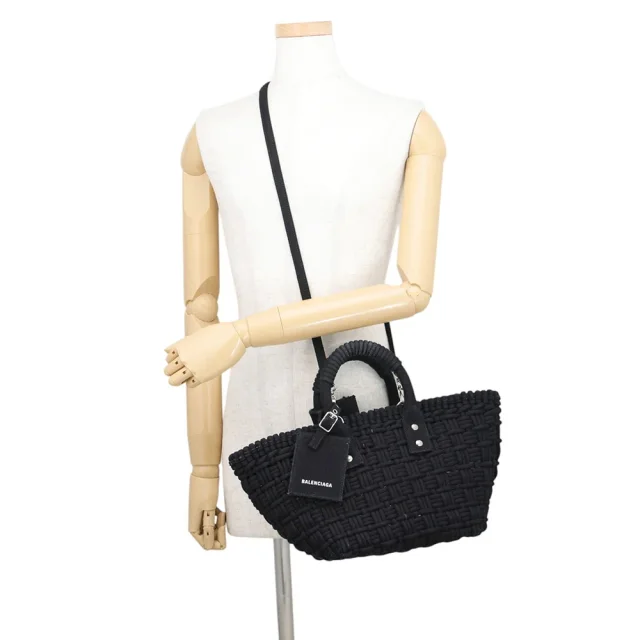 Balenciaga Bistro 2WAYBag Black671342210HR1000 Canvas Size XS in Canvas from GALLERY RARE, photo 5 of 19