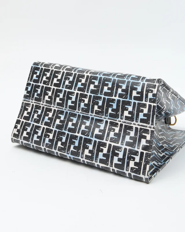 Fendi California Sky FF Tote in Coated canvas from A Retro Tale, photo 4 of 7
