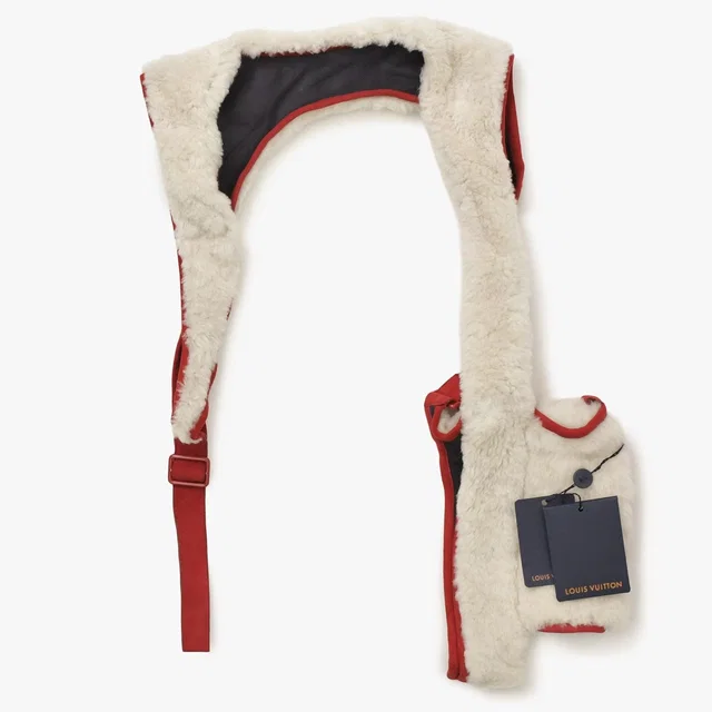 Louis Vuitton Rib Utility Vest 3D Multi Pocket Beige in Beige Wool from The Reluxe